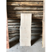 Baumscheibe, Massivholz Tischplatte, Bartresen, unbesäumt, Handwerk, Eiche 80x35-40x3cm